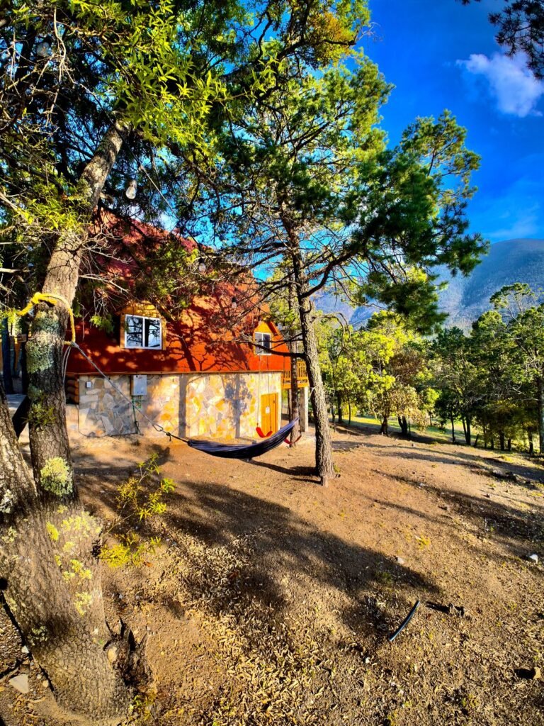 Exterior de la Cabaña Alpina M2